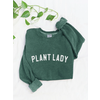 Oat Collective PLANT LADY Sweatshirt Dusty Forest
