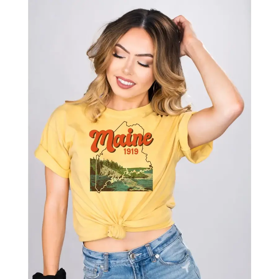 Nature Maine Shirt Mustard