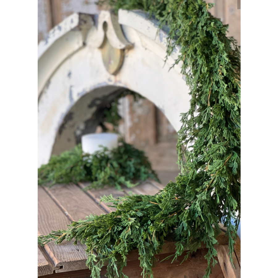 6' Emerald Falls Garland
