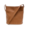 Joy Accessories Vegan Leather Slip Pocket Bucket Bag