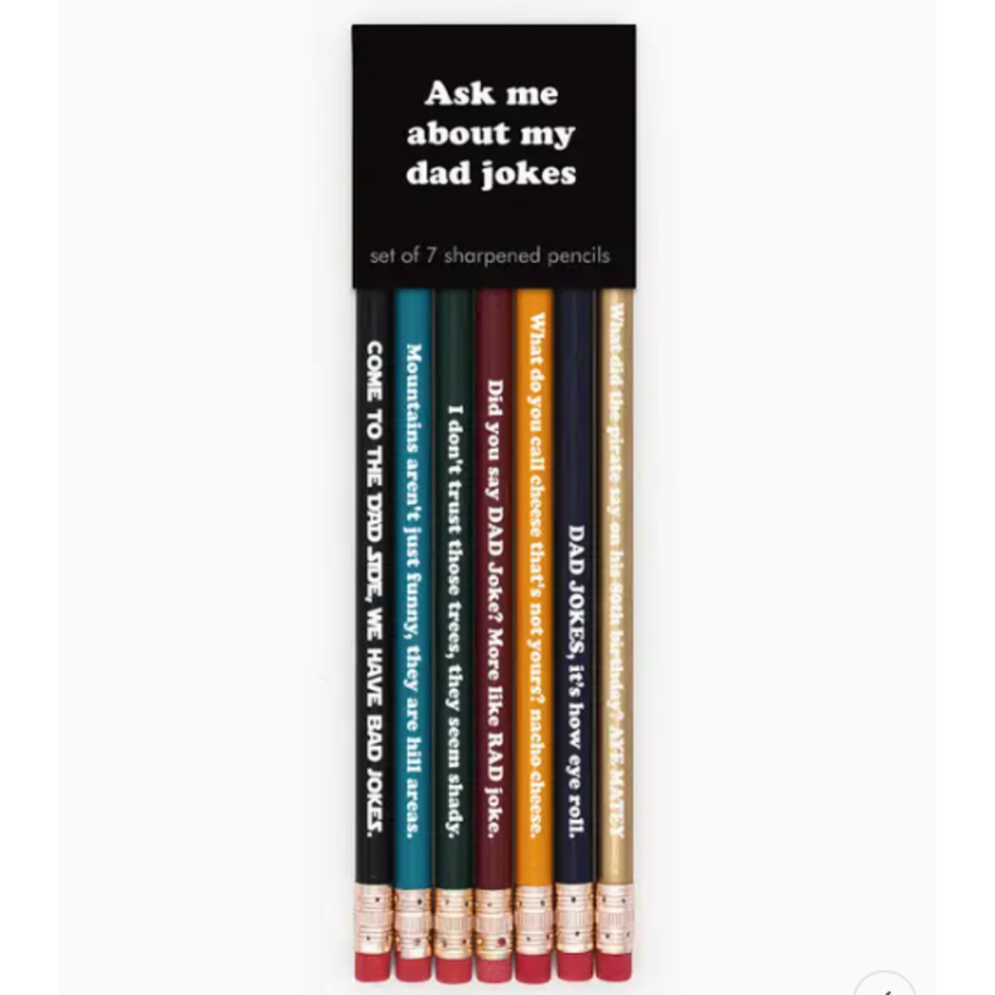 Ask Me About My Dad Jokes Pencil Set