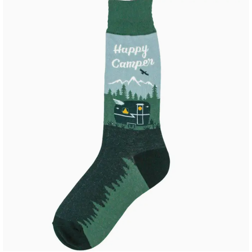  Foot Traffic Socks Happy Camper Men's Socks 