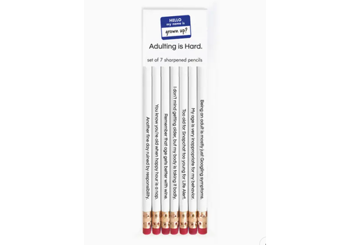  Snifty Adulting Is Hard Pencil Set 