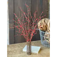 24" Heart Berry Spray