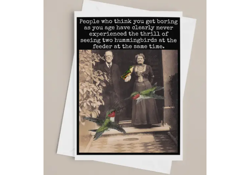  Raven's Rest Studio People Who Think You Get Boring Birthday Card 