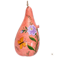 Insects Painted Gourd Birdhouse