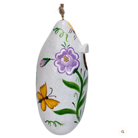 Insects Painted Gourd Birdhouse