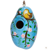 Lucuma Designs Bird Painted Gourd Birdhouse
