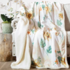 Carstens Inc Sunflower Plush Sherpa Throw 54" x 68"