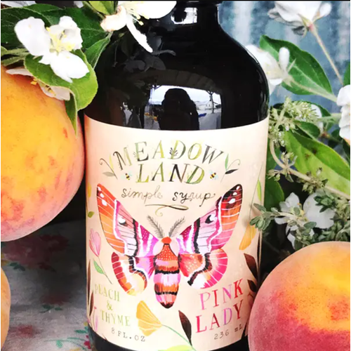  Meadowland Syrup Pink Lady Simple Syrup 