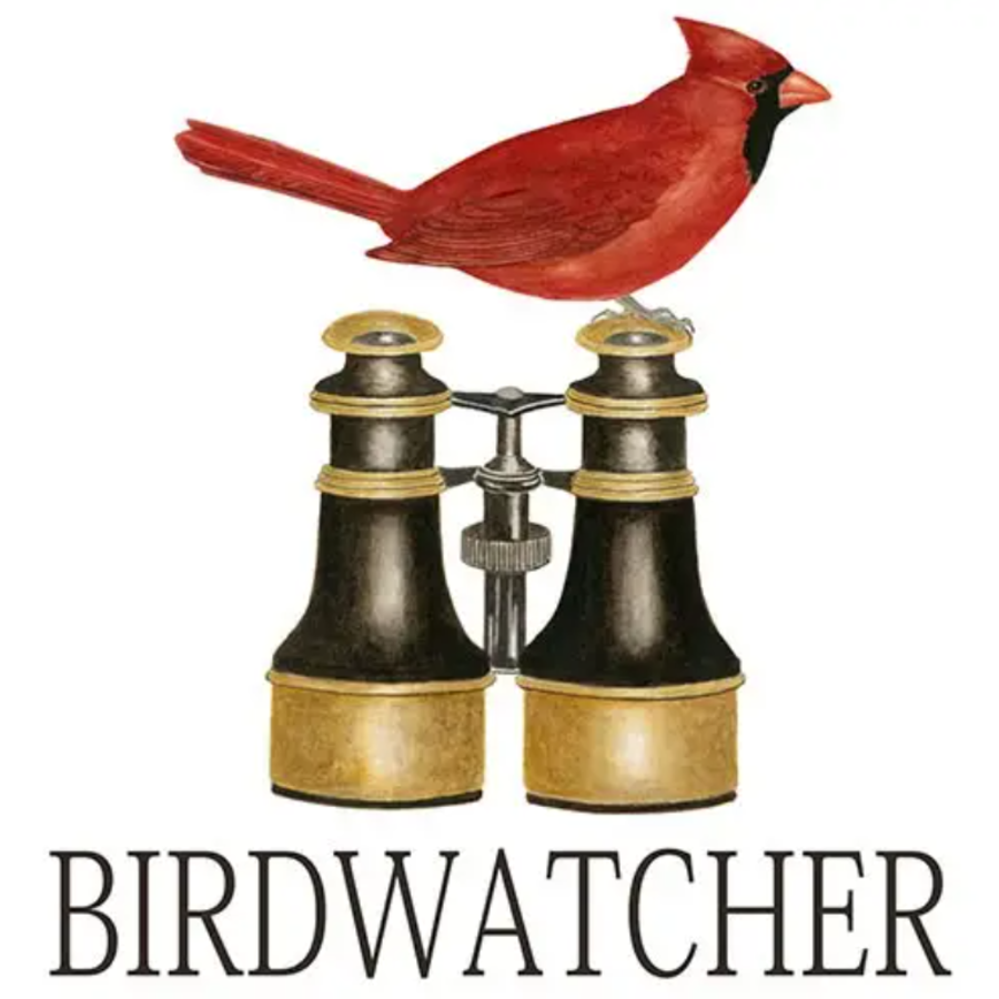 Flour Sack Towel Birdwatcher Cardinal