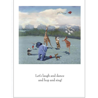 Laugh & Dance Birthday Card