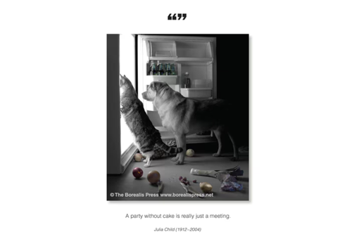  Borealis Press A Party without Cake Card 