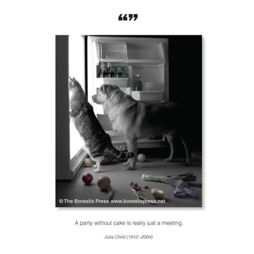  Borealis Press A Party without Cake Card 