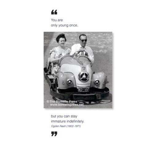  Borealis Press Only Young Once Card 