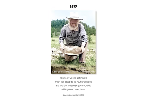  Borealis Press Getting Old Birthday Card 