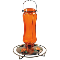 Vintage Carnival Glass Oriole Feeder