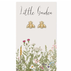 ZAD Little Garden Gold Bee Post Earrings