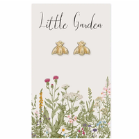 Little Garden Gold Bee Post Earrings