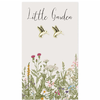 ZAD Little Garden Gold Bird Post Earrings