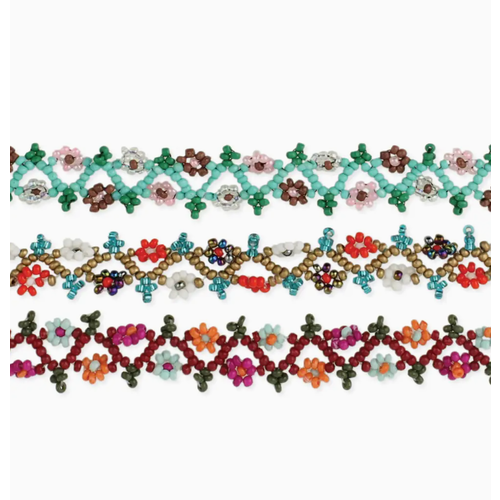 ZAD Beaded Flower Choker   ZAD Beaded Flower Choker