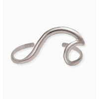 Beach Blanket Bingo Silver Wave Toe Ring