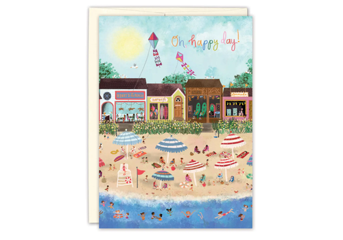  Biely & Shoaf Seaside Beach Scene Birthday Card 