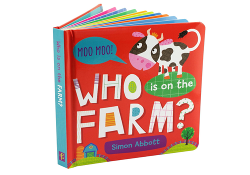  Peter Pauper Press Who is on the Farm? Board Book 