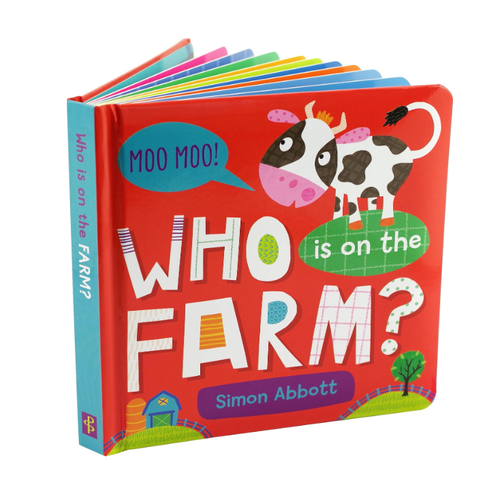  Peter Pauper Press Who is on the Farm? Board Book 