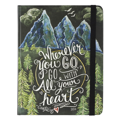  Peter Pauper Press Go With All Your Heart Mountains Journal 