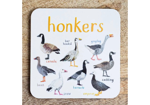  Sarah Edmonds Illustration Honkers Bird Coaster 