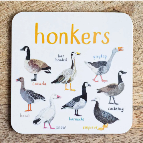  Sarah Edmonds Illustration Honkers Bird Coaster 