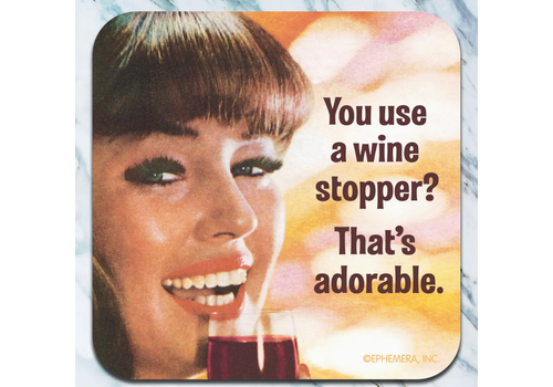  High Cotton Gifts Wine Stopper Coaster 