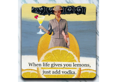  High Cotton Gifts Life Gives You Lemons Coaster 
