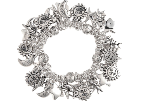  Rain Jewelry Collection Silver Celestial Big Charms Bracelet 