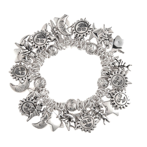  Rain Jewelry Collection Silver Celestial Big Charms Bracelet 