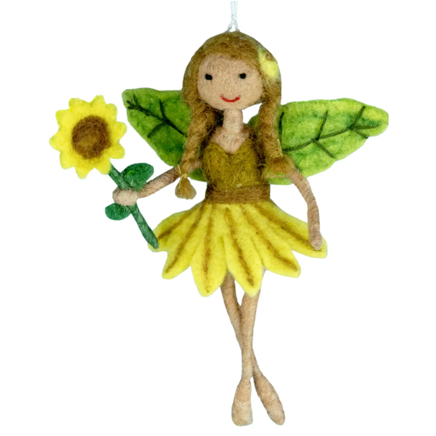 Sunflower Fairy Ornament
