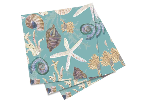  Rockflowerpaper Sea Treasures Paper Napkins * 