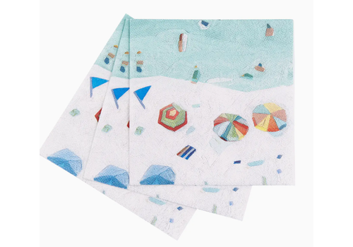  Rockflowerpaper Beach Vista Paper Napkins * 