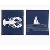 Rockflowerpaper Seaside Reusable Cloth Set of 2