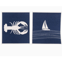 Seaside Reusable Cloth Set of 2
