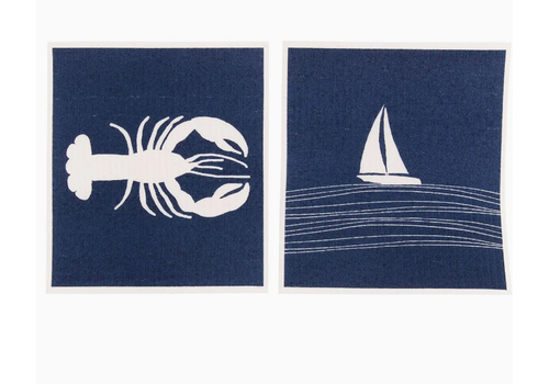  Rockflowerpaper Seaside Reusable Cloth Set of 2 