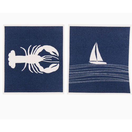  Rockflowerpaper Seaside Reusable Cloth Set of 2 
