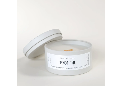  yam collective 5 oz Tin Candle 1901 