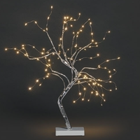 22"H Starry Light Tree with Silver Trunk
