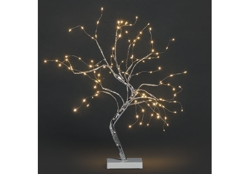  Roman Inc 22"H Starry Light Tree with Silver Trunk 