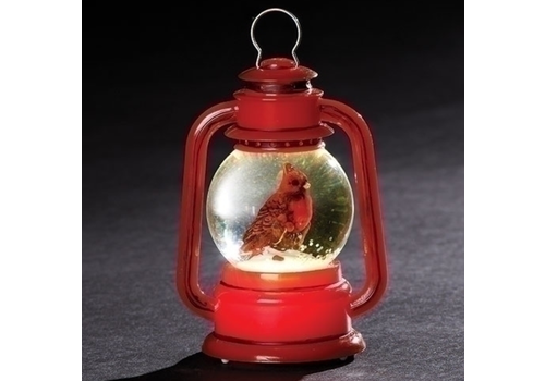  Roman Inc 3.5"H Lighted Cardinal Lantern Ornament 