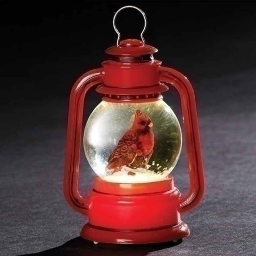 3.5"H Lighted Cardinal Lantern Ornament