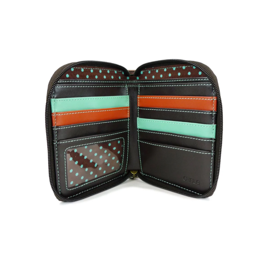 Zip Around Wallet Turtle