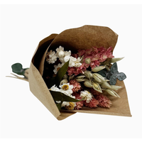 Mini Pink Larkspur & Baby Eucalyptus Bouquet Bundle